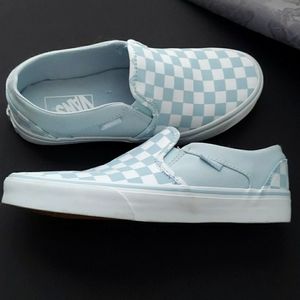 Vans Baby blue checkered